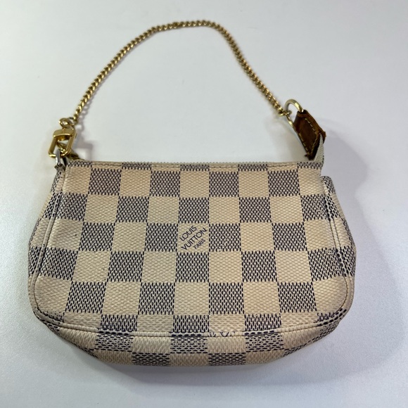 COPY - Louis Vuitton Monogram Damier Azur Mini Pochette  - Authenticity Certifi… - Picture 2 of 12